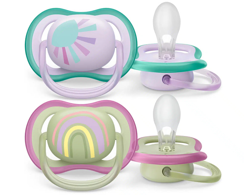 <tc>Philips Avent</tc> Fop<tc>tétine</tc> +0 mois Air Sun/ Rainbow Girl