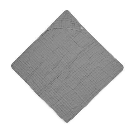 <tc>Jollein</tc> Serviette de bain Baby Wrinkled Cotton Storm Grey 75x75cm