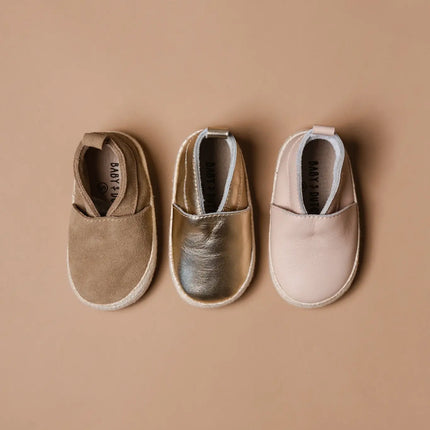 <tc>Baby Dutch</tc> Chaussures bébé Lou Cuir Rose