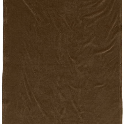 <tc>Meyco</tc> Couverture de berceau en tricot de velours Basique Chocolat