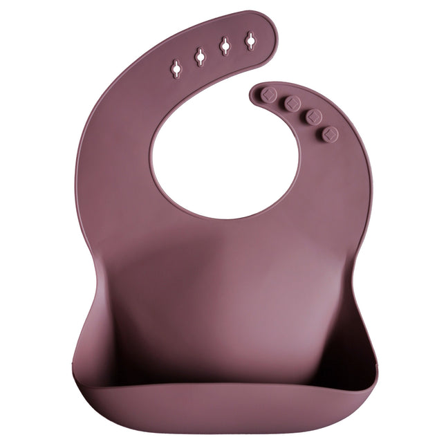 <tc>Mushie</tc> Bavoir Silicone Rose Poussière