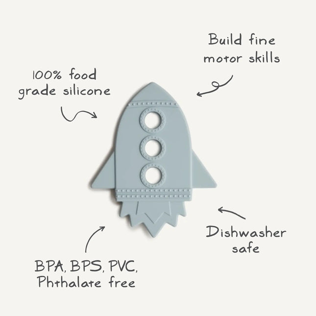 <tc>Mushie</tc> Anneau de dentition Spaceship Cloud