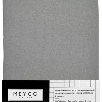 <tc>Meyco</tc> Housse de matelas à langer Basic Jersey Grey