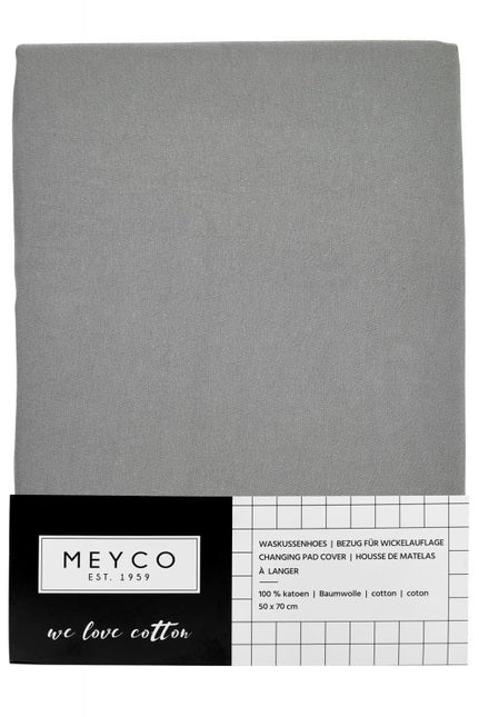 <tc>Meyco</tc> Housse de matelas à langer Basic Jersey Grey