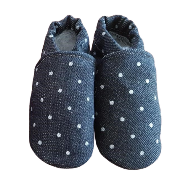 <tc>Baby Dutch</tc> Chaussures bébé Denim Dots