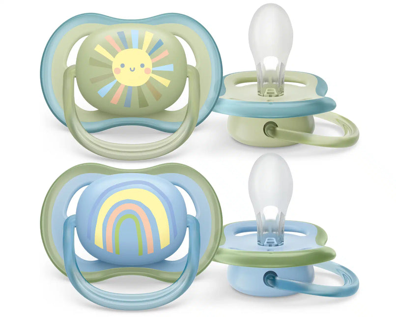 <tc>Philips Avent</tc> Fop<tc>tétine</tc> +0 mois Air Sun/ Rainbow Boy