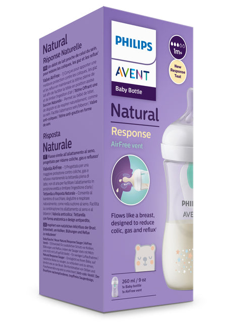 <tc>Philips Avent</tc> Biberon Bear Airfree 260ml