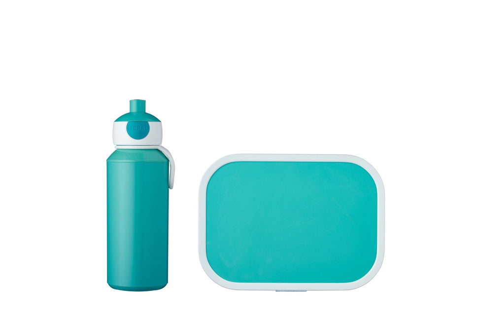 <tc>Mepal</tc> Set de déjeuner Campus Bouteille à boire+Boîte à lunch Turquoise