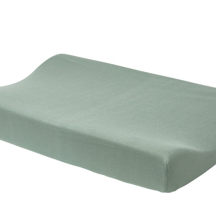 <tc>Meyco</tc> Housse de matelas à langer Basic Jersey Stone Green