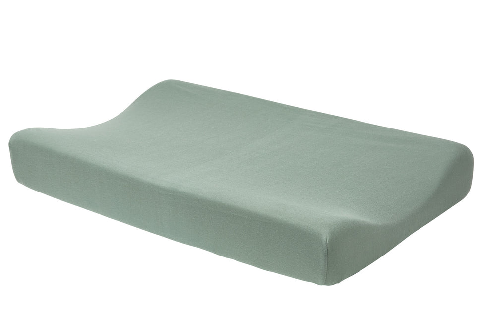 <tc>Meyco</tc> Housse de matelas à langer Basic Jersey Stone Green