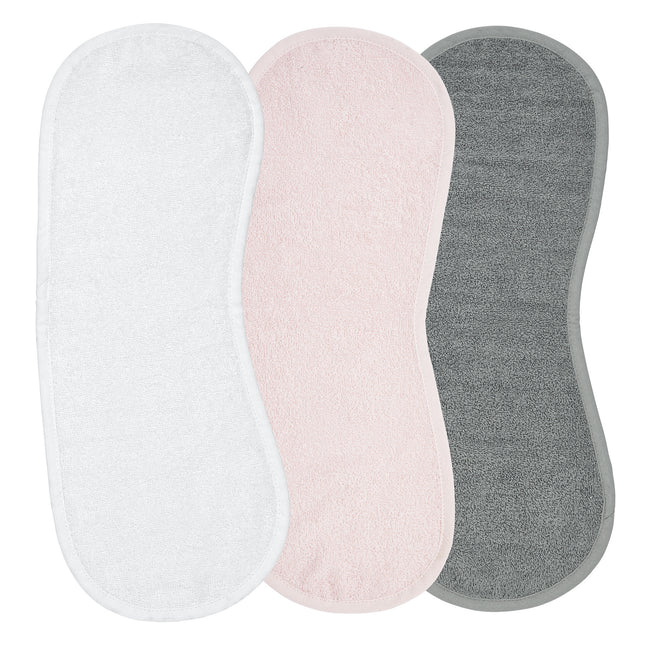 <tc>Meyco</tc> Modèle d'épaule Mouthwipe 3St Basic Terry blanc/rose clair/gris