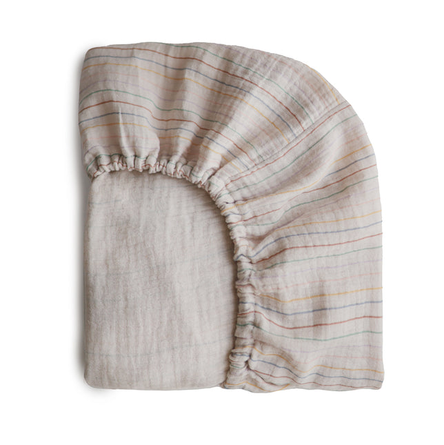 <tc>Mushie</tc> Drap de lit Retro Stripes