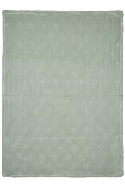 <tc>Meyco</tc> Couverture de berceau Nœuds de velours Vert pierre