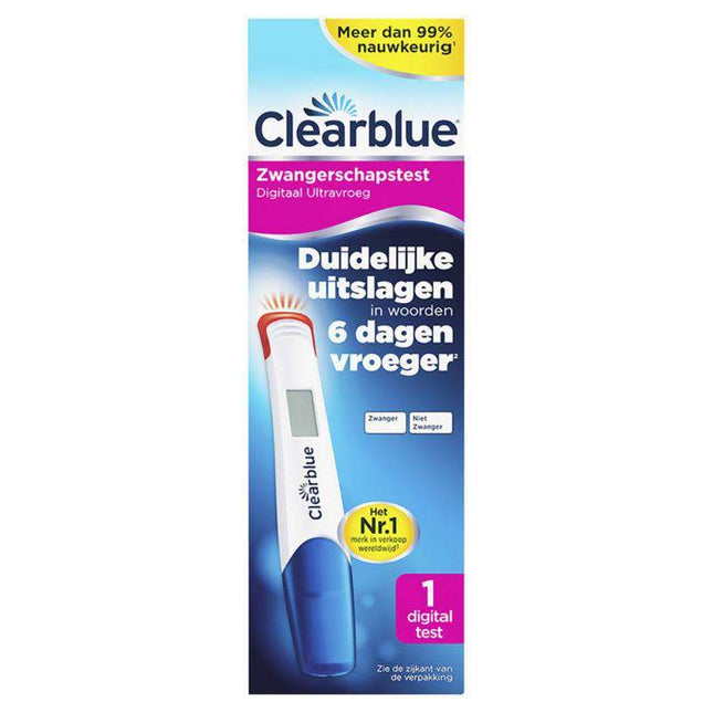 <tc>Clearblue</tc> Test de grossesse numérique ultra précoce