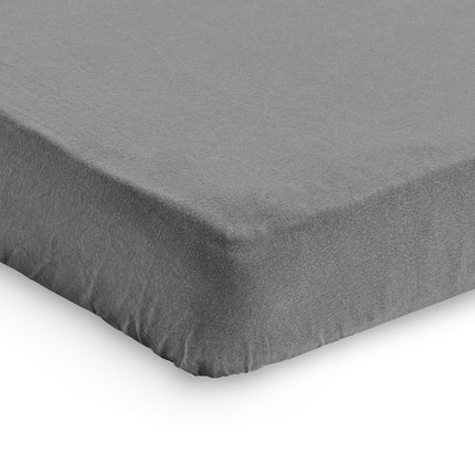 <tc>Jollein</tc> Drap-housse Jersey Storm Grey 60x120cm