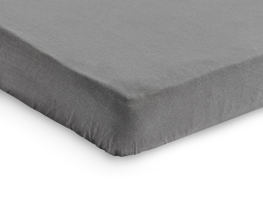 <tc>Jollein</tc> Drap-housse Jersey Storm Grey 60x120cm