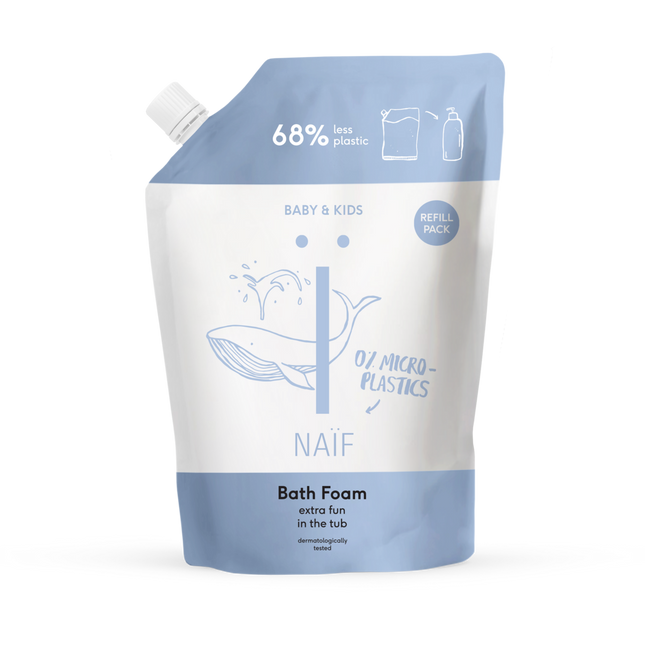 <tc>Naif</tc> Bain Mousse Pour Bébé et Enfants Recharge 500ml