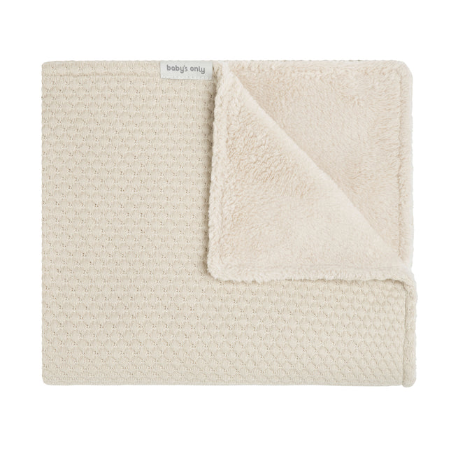 <tc>Baby's Only</tc> Couverture de berceau Teddy Sky Warm Linen