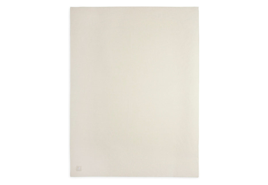 <tc>Jollein</tc> Couverture de lit Basic Knit Ivory 100x150cm