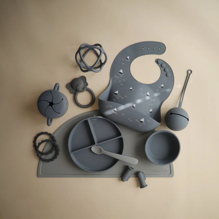 <tc>Mushie</tc> Assiette bébé en silicone Tradewinds