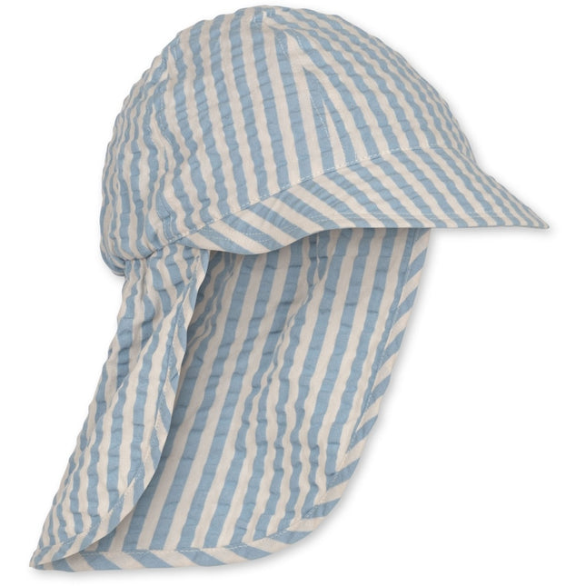 <tc>Konges Slojd</tc> Chapeau de soleil Baby Ace Brim Gots Glacier Stripe