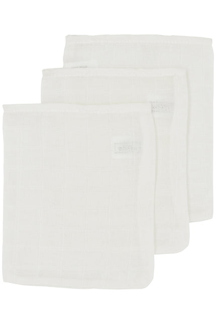 <tc>Meyco</tc> Gant de toilette 3St blanc cassé