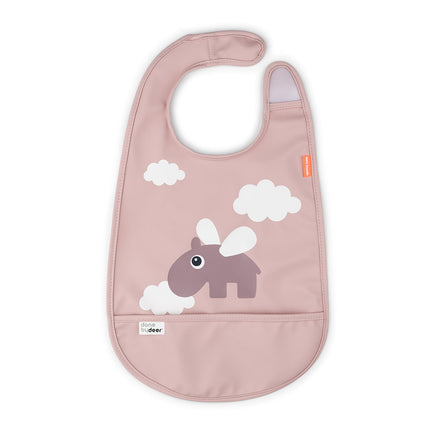 <tc>Done by Deer</tc> Happy Clouds Powder bib