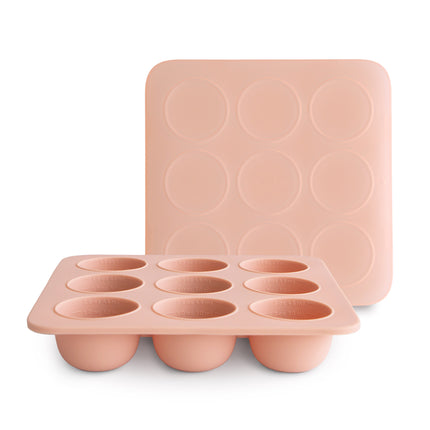 <tc>Mushie</tc> Plateau de congélation pour aliments pour bébés Blush