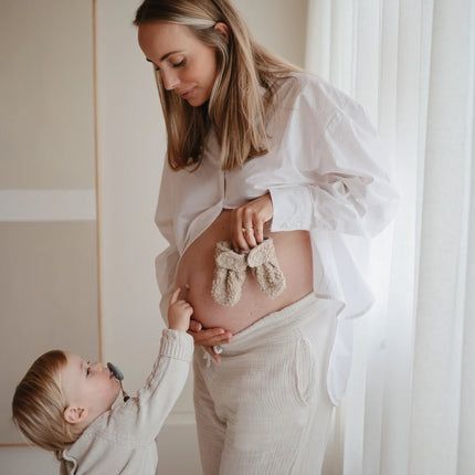 <tc>Mushie</tc> Chaussures pour bébé Oatmeal