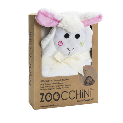 <tc>Zoocchini</tc> Peignoir Bébé Lola L'Agneau Coton