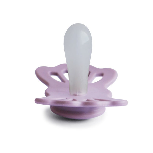 <tc>Frigg</tc> <tc>tétine</tc> Taille 1 Lucky Symmetrical Soft Lilac Silicone