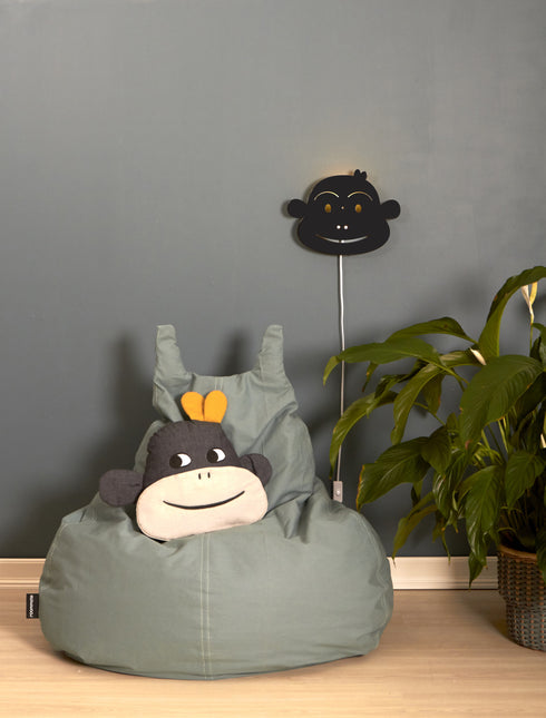 <tc>Roommate</tc> Pouf Cat Sea Grey