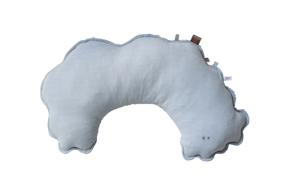 <tc>Snoozebaby</tc> Coussin d'alimentation Bleu frais 75x25cm