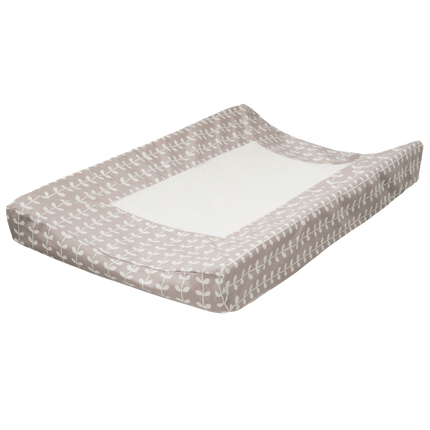 <tc>Fresk</tc> Housse de matelas à langer Feuilles grises