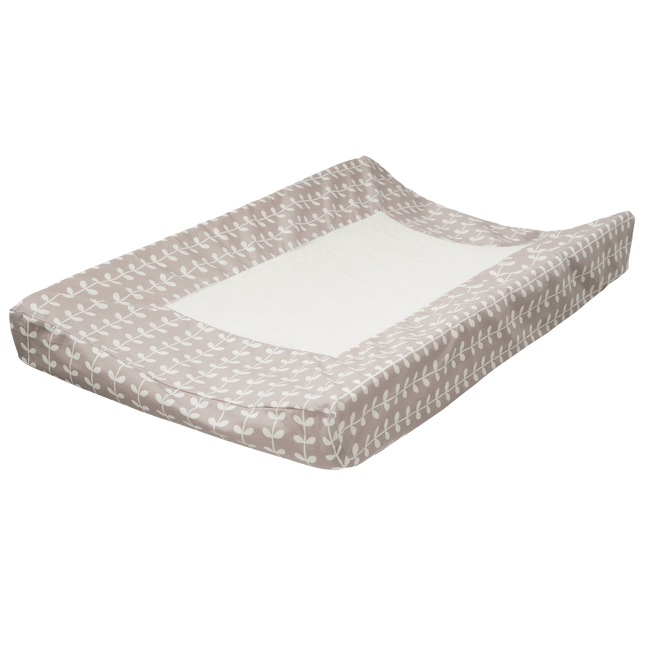 <tc>Fresk</tc> Housse de matelas à langer Feuilles grises