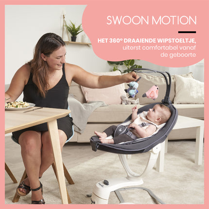 <tc>Babymoov</tc> Swing Swoon Motion Zinc Avec Adaptateur