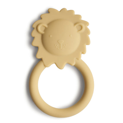 <tc>Mushie</tc> Anneau de dentition Lion doux Jaune