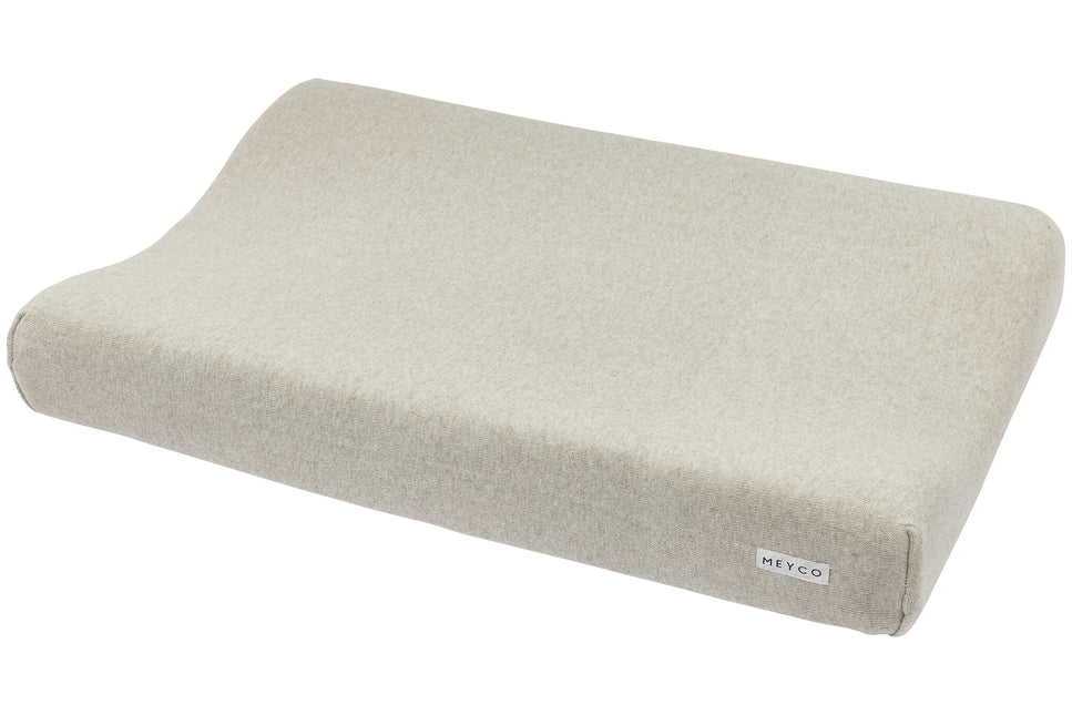 <tc>Meyco</tc> Housse de matelas à langer Tricot Basic Sand Melange