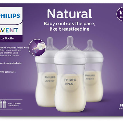 <tc>Philips Avent</tc> Biberon 3.0 Naturel 260ml 3pcs