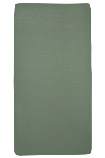 <tc>Meyco</tc> Drap-housse Jersey Box Matelas 75X95cm Vert Forêt