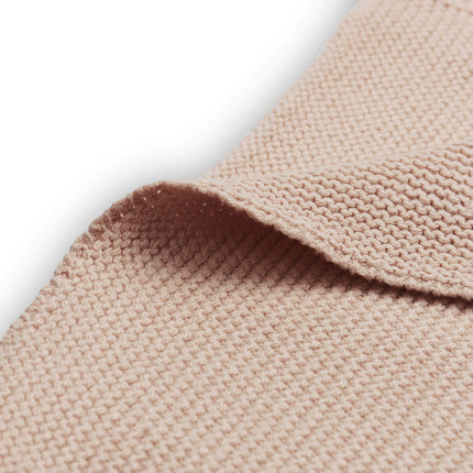 <tc>Jollein</tc> Couverture de berceau Basic Knit Rose pâle 75x100cm