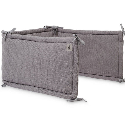 <tc>Jollein</tc> Cadre de lit Bliss Knit Storm Grey 35x180cm