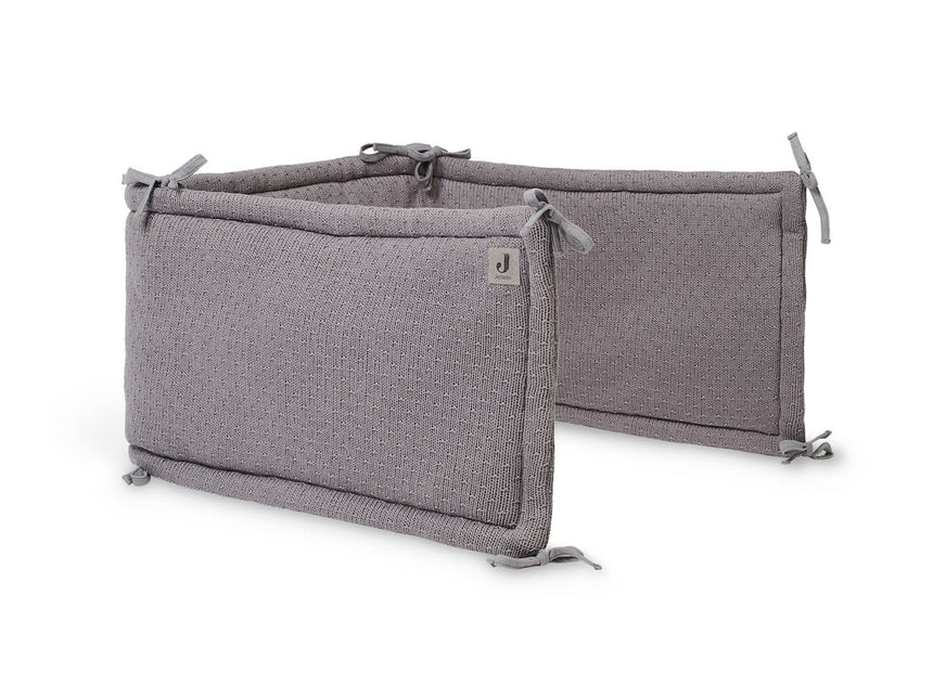 <tc>Jollein</tc> Cadre de lit Bliss Knit Storm Grey 35x180cm