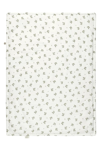 <tc>Noppies</tc> Couverture de berceau Trèfle Mousseline Réversible Coccinelle 75x100cm