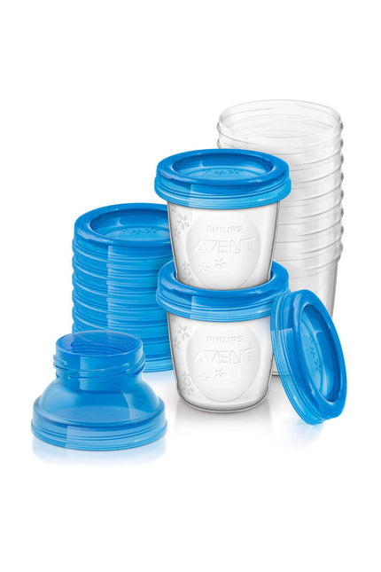 <tc>Philips Avent</tc> Tasses de conservation du lait maternel 180ml 10pcs