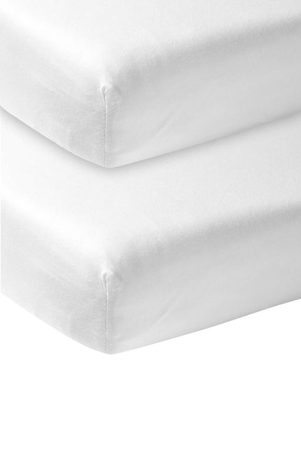 <tc>Meyco</tc> Drap-housse Jersey 2St 50X90 Blanc