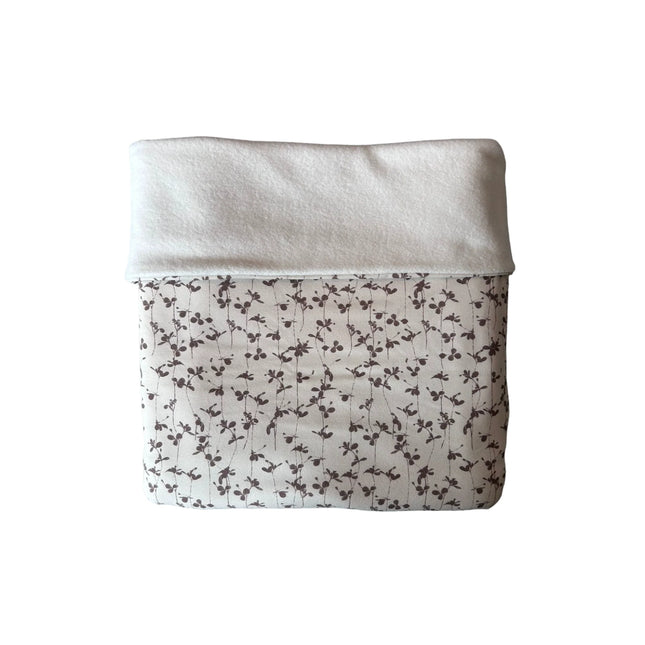 <tc>Yumi Baby</tc> Couverture en coton Feuilles brunes