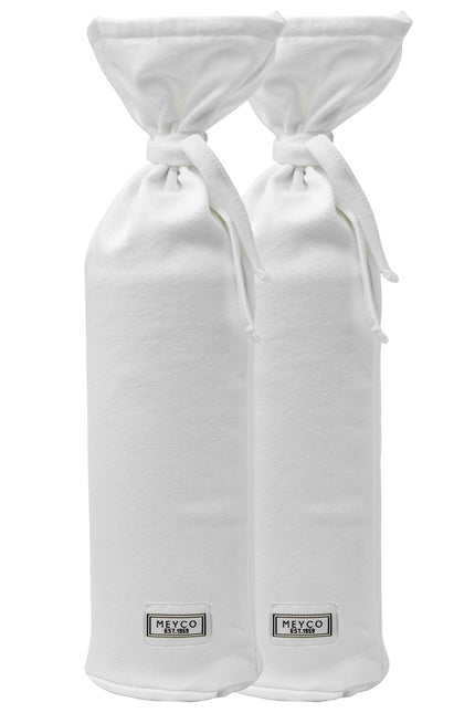 <tc>Meyco</tc> Sac de lanceur Basic Jersey blanc 2pcs.