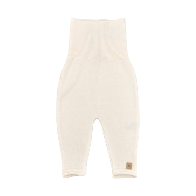 <tc>Bamboom</tc> Pantalon bébé tricoté blanc