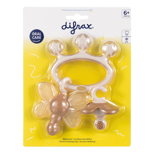 <tc>Difrax</tc> Anneau de dentition Bijou de dentition Marron